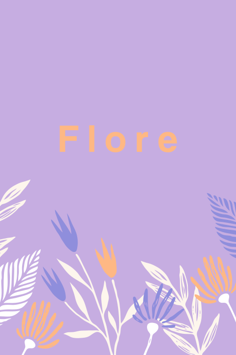 Trendy bloemen geboortekaartje meisje met felle kleuren